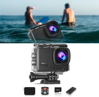 CRLYN Actie camera - Onderwater camera - Zwart