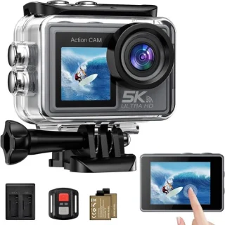 CRLYN actiecamera - onderwatercamera - zwart
