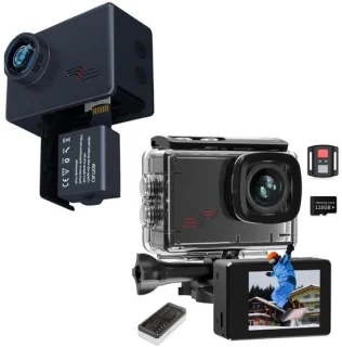 CRLYN onderwatercamera actiecamera waterdicht zwart