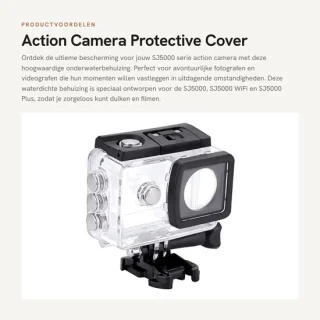 Dailygoods action camera onderwaterbehuizing voor sj5000