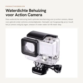 Dailygoods Beschermhoes waterdicht voor Hero 3/4