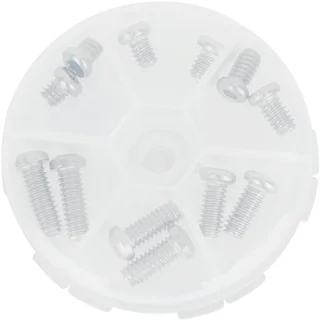 Dailygoods bevestigingsschroeven set van 12 zeskantschroeven 1/4-20 schroefdraad camera schroeven
