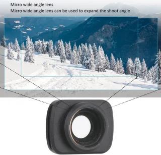 Dailygoods filterlens set 10x micro-groothoeklens fisheye lens