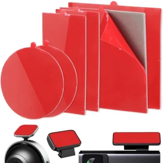 Dailygoods kleefpads 6 stuks dubbelzijdige tape