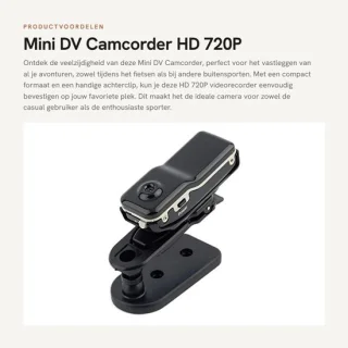 Dailygoods mini dv camcorder hd 720p sportcamera