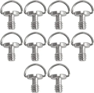 Dailygoods Montageschroef 10 stuks roestvrij staal camera