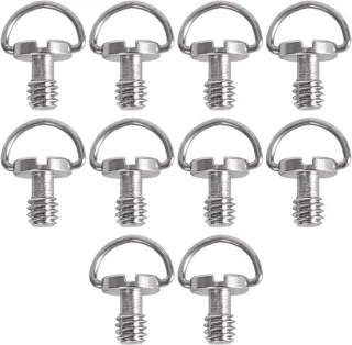 Dailygoods Montageschroef 10 stuks roestvrij staal camera