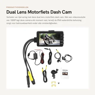 Dailygoods motorfiets dashcam