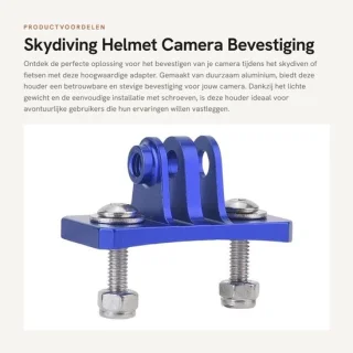 Dailygoods skydiving helmet camera bevestiging