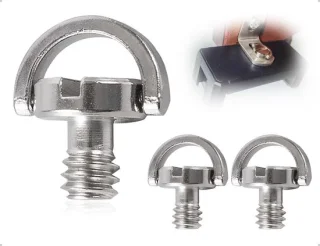 Dailygoods statiefschroef 1/4 inch schroevenset 2 stuks