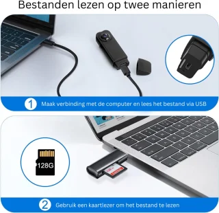 DailySupplies® Bodycam Politie - Zwart