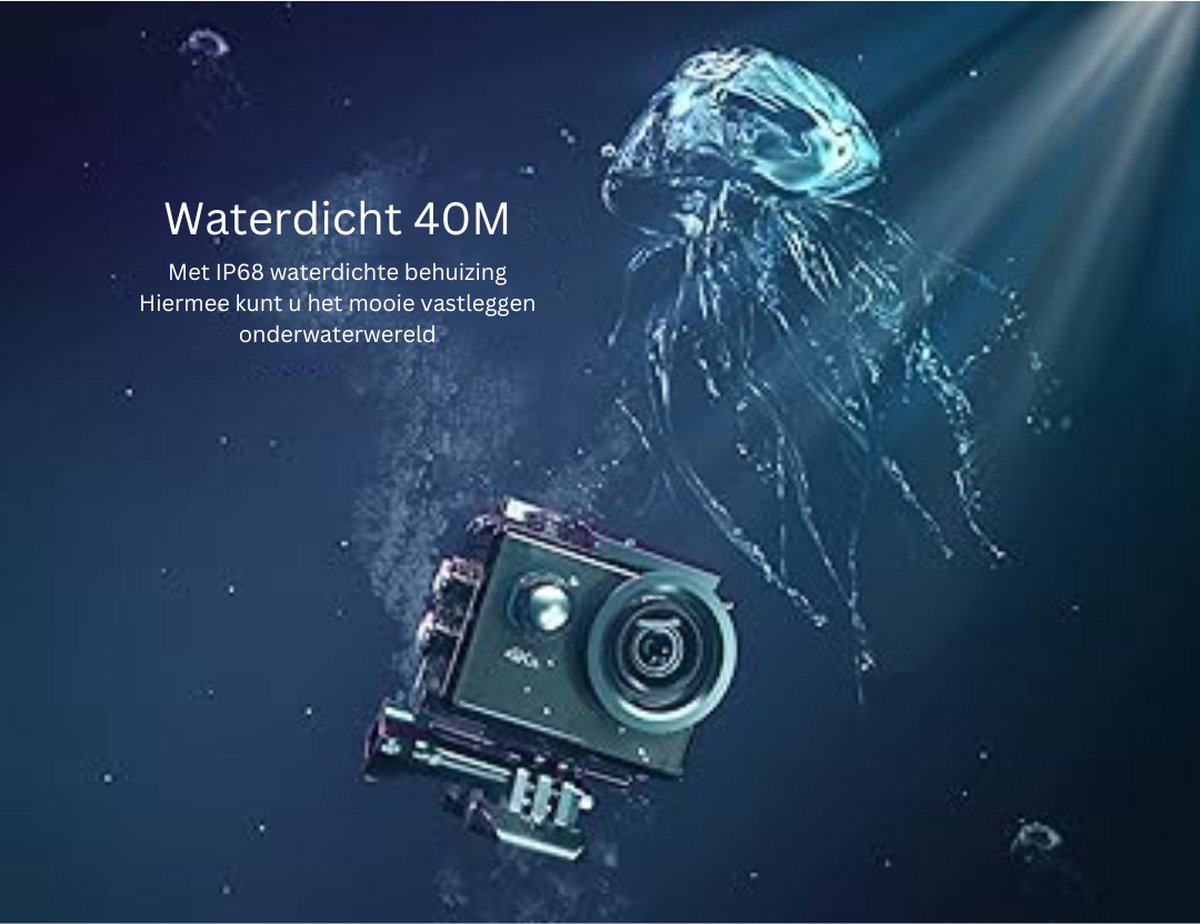 DailySupplies Vlog Camera 4K Zwart