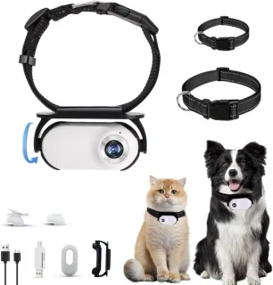 Daity Huisdierhalsbandcamera – Minicamera