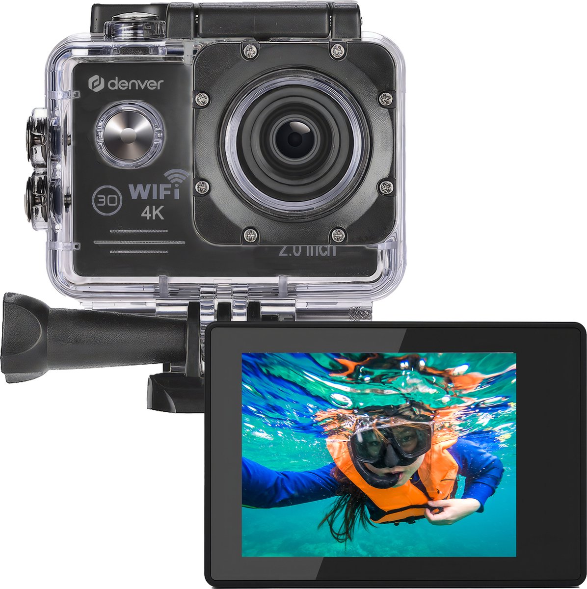 Denver ACK8064 Action Camera 4K 20MP WiFi
