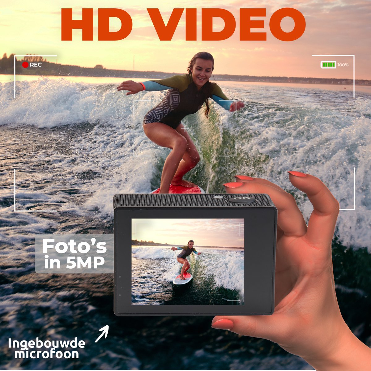 Denver ACT324 Action Camera HD 5MP