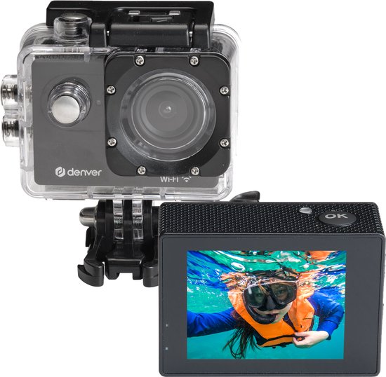 Denver ACW5054 Full HD Action Camera 12MP WiFi 30M