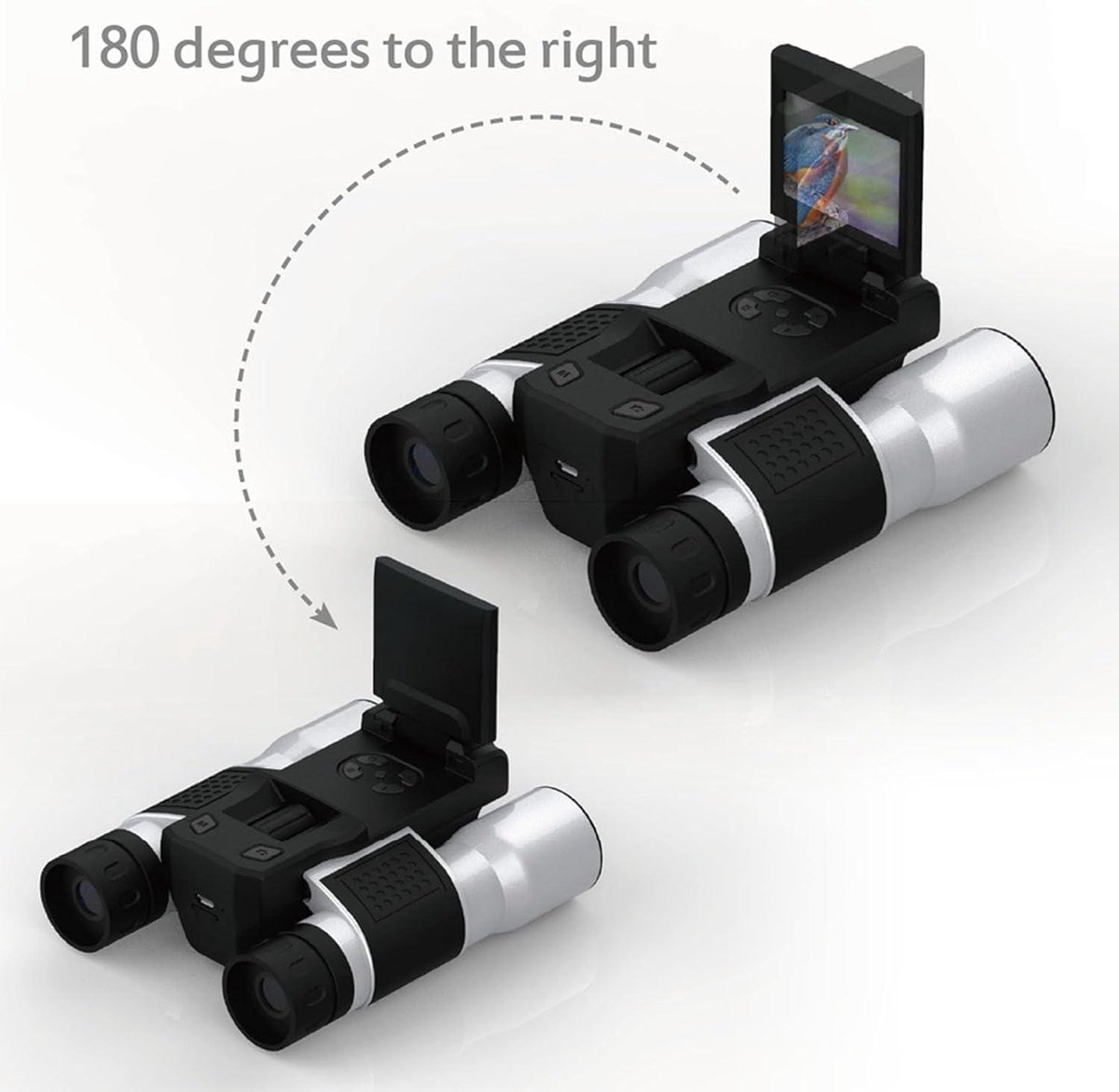 Digital Binocular Camera 5MP 1080P HD Black