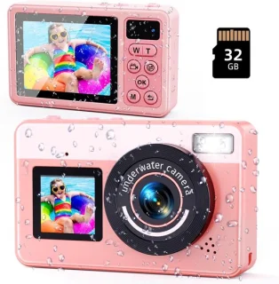 Digitale onderwatercamera - roze