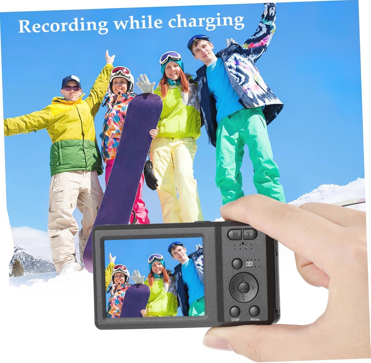 Digitale Videocamera Compact voor Vloggen