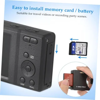 Digitale Vlogcamera 32GB met LCD-scherm