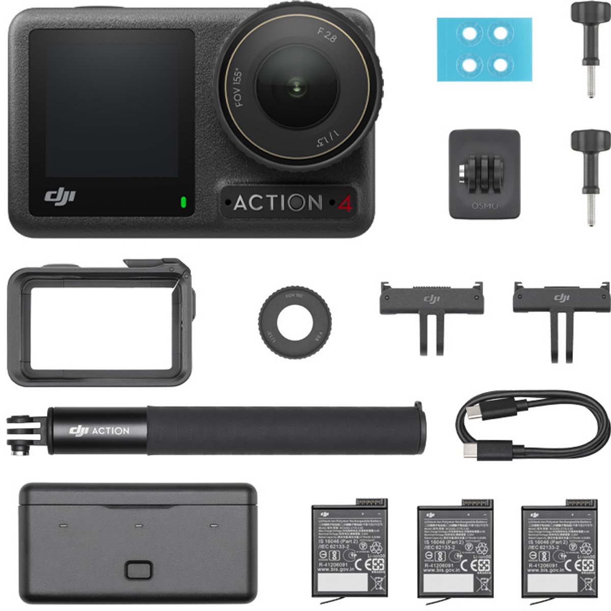 DJI Osmo Action 4 Adventure Combo Actioncam