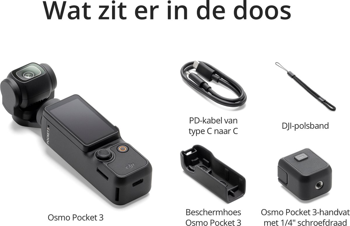 DJI Osmo Pocket 3 actiecamera