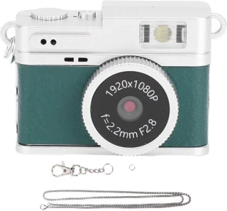 Dpofirs mini keychain camera groen