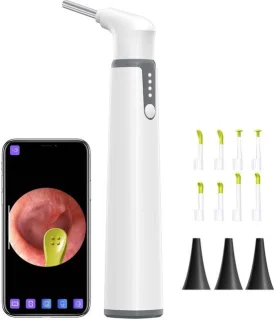 Draadloze wifi-oortelefoon met in-ear camera