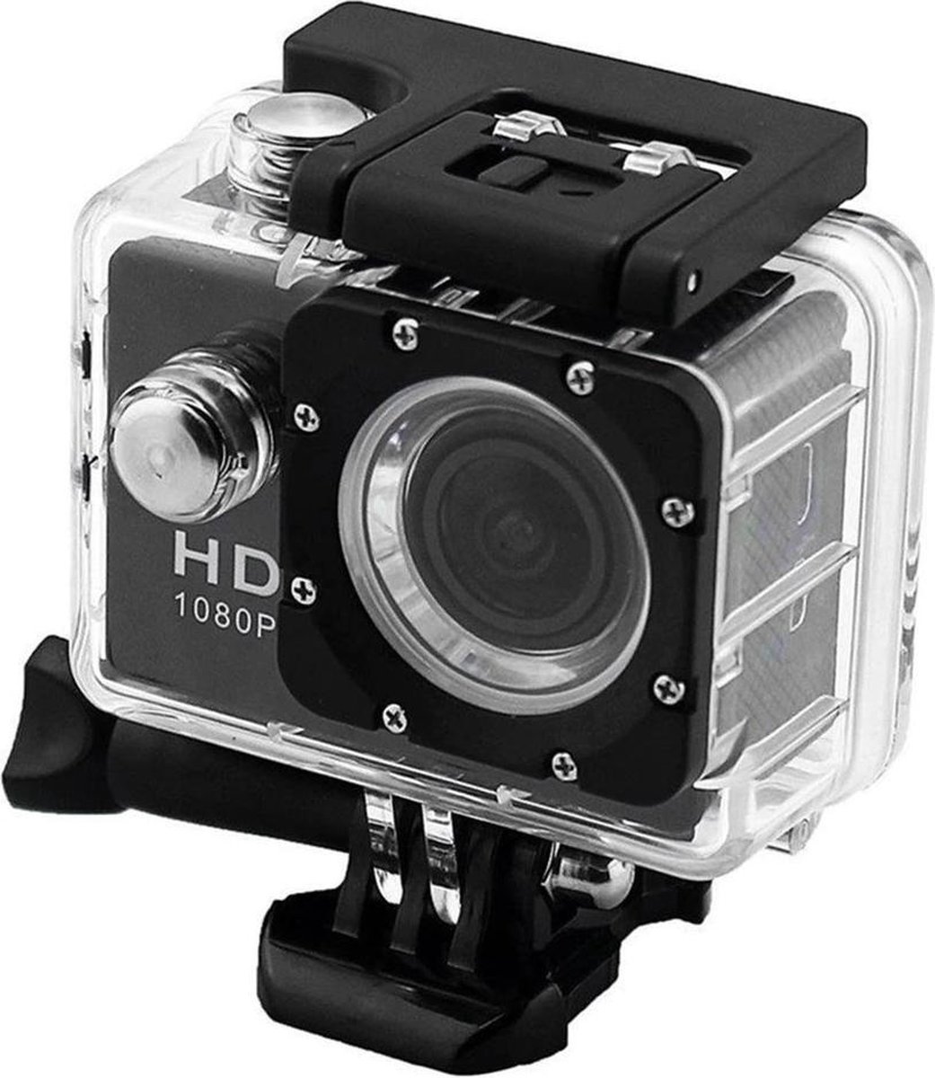 DrPhone Action Cam 1080P Full HD Zwart