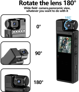 DrPhone ActionCore Draagbare Full HD Action Camera Zwart