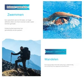 DrPhone ActionX True 4K Waterdichte Actiecamera