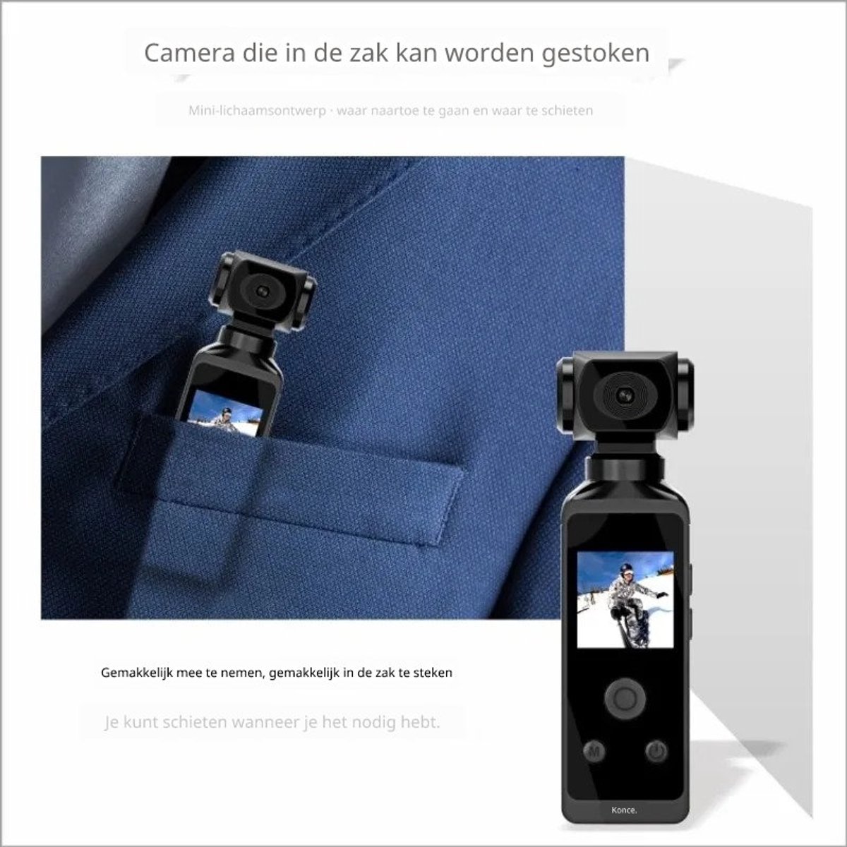 DrPhone ActionX True 4K Waterdichte Actiecamera