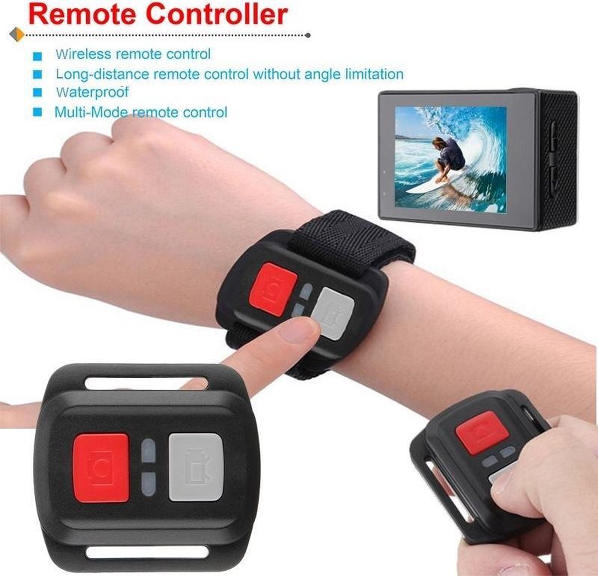 DrPhone Adventure Cam Action Camera 1080P Zwart