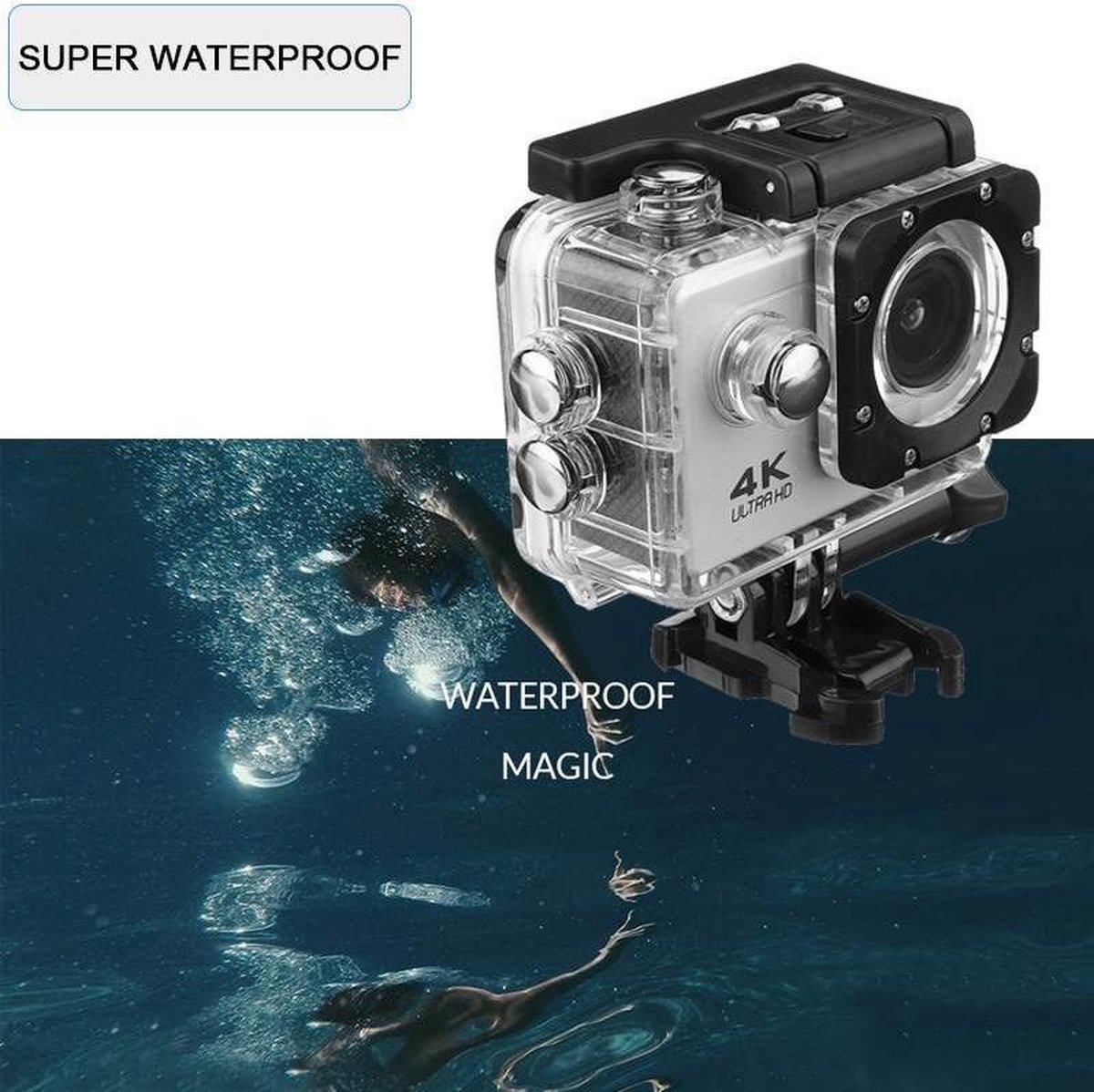DrPhone Adventure Cam Action Camera 1080P Zwart