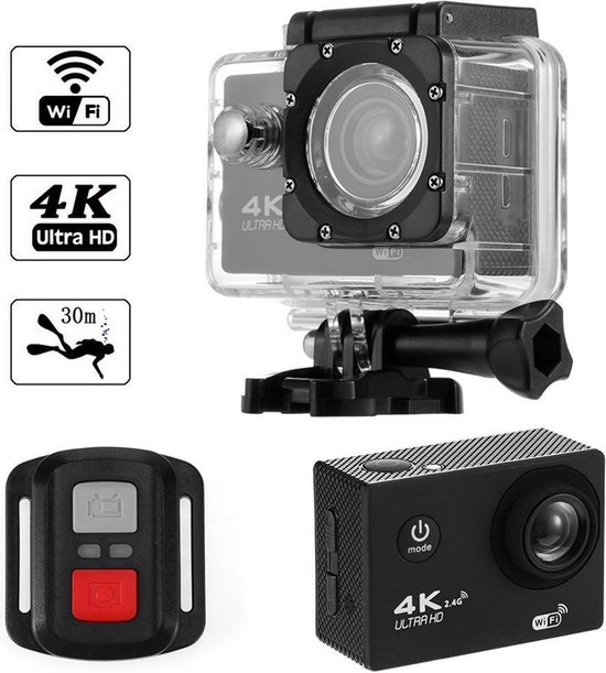 DrPhone Adventure Cam Action Camera 1080P Zwart