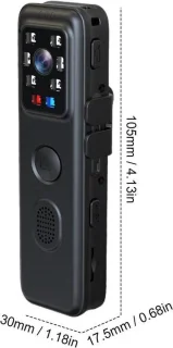 DrPhone GuardianCam Bodycam Zwart 64GB