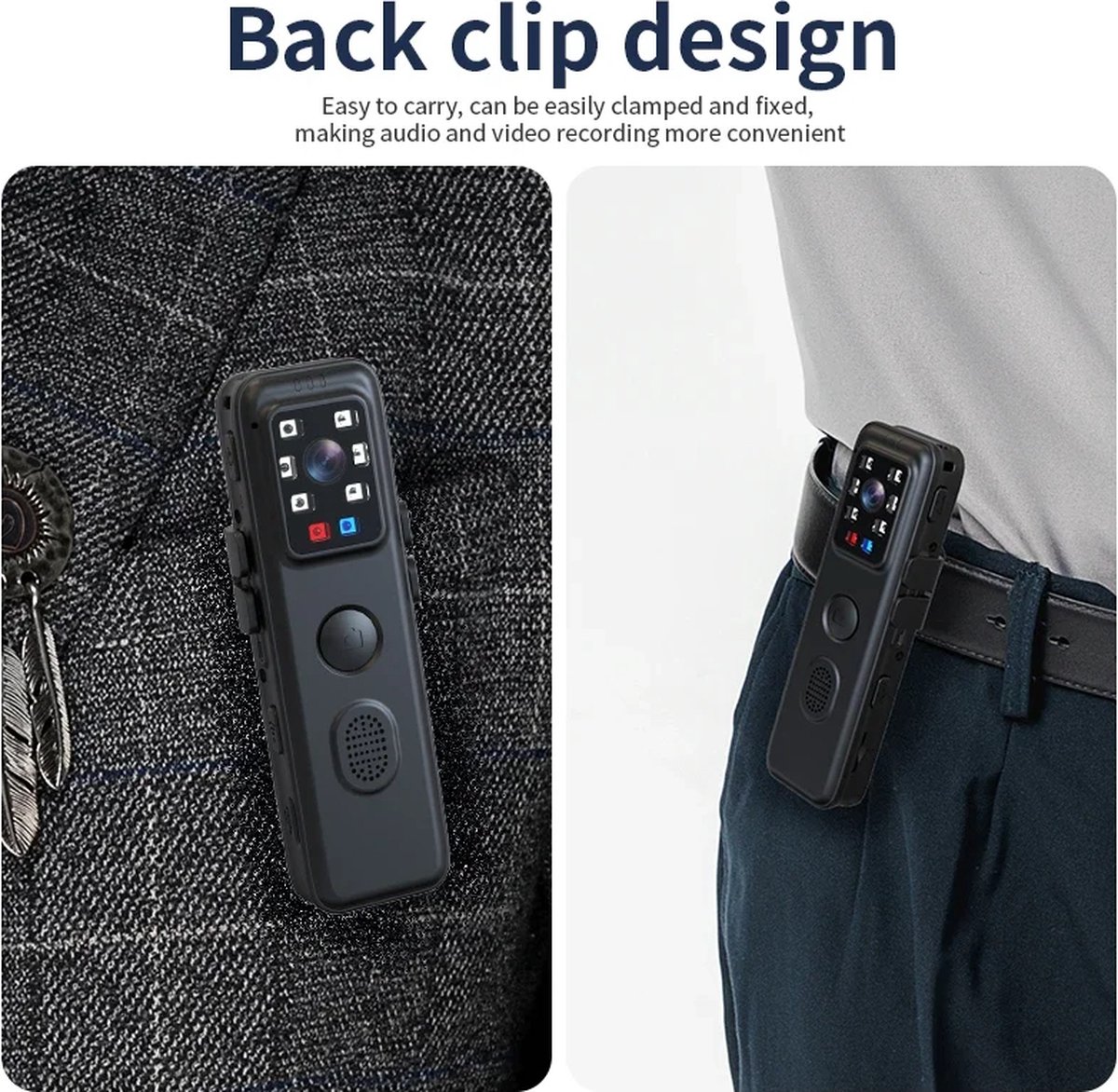 DrPhone GuardianCam Bodycam Zwart 64GB
