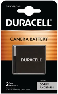 Duracell GoPro-accu voor Hero5/6/7