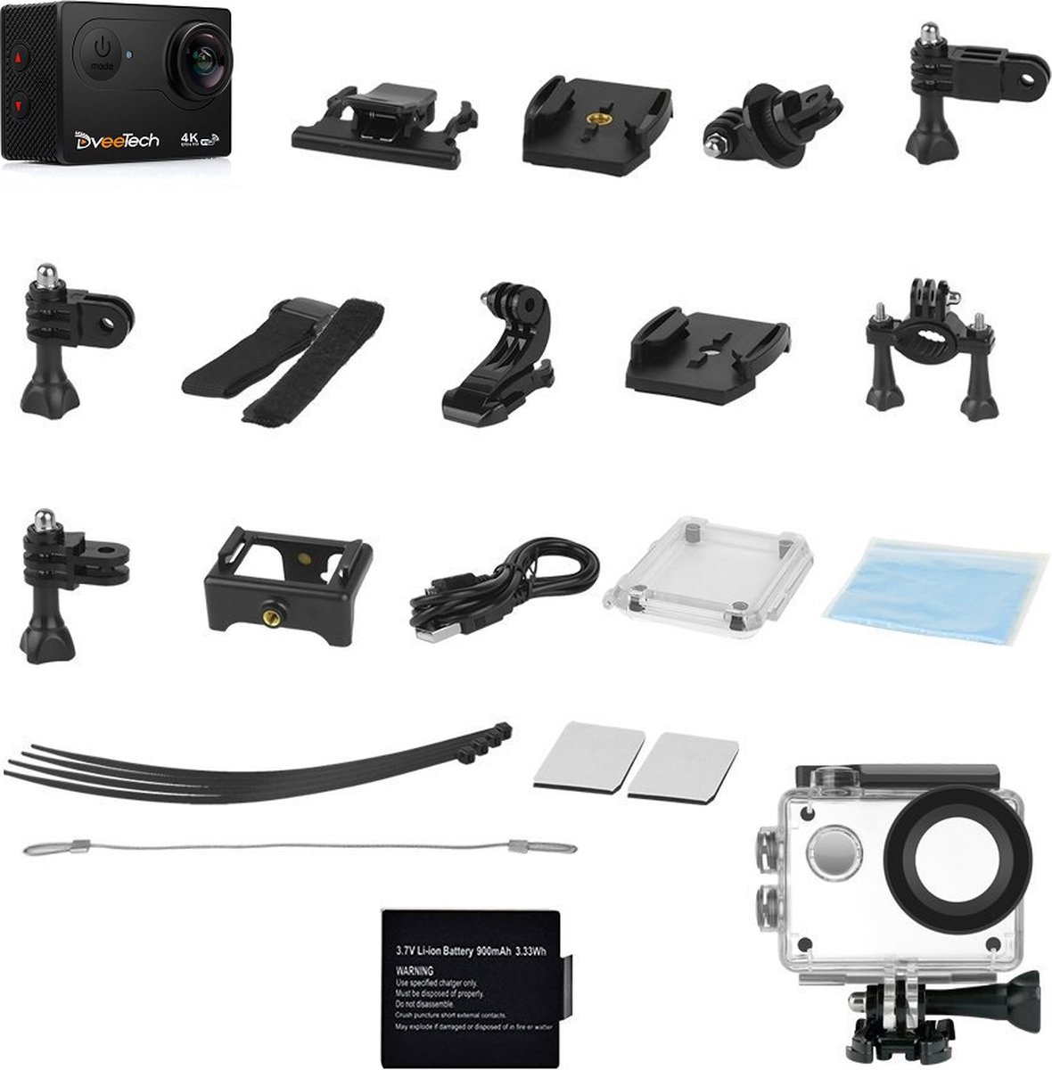 DveeTech S4R Ultra HD Action Camera