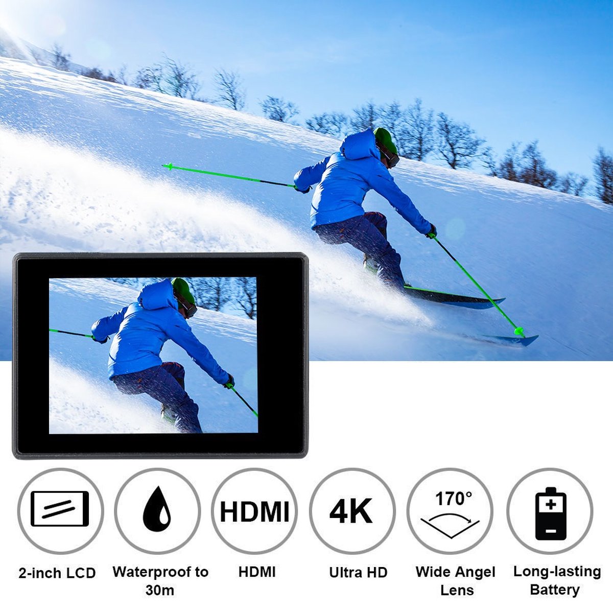 DveeTech S4R Ultra HD Action Camera
