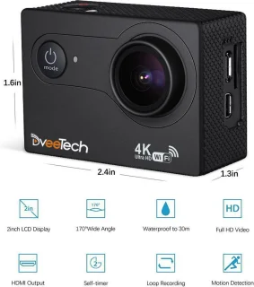 DveeTech S4R Ultra HD Action Camera