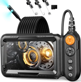 Endoscoopcamera met lamp, 10 meter, dual lens