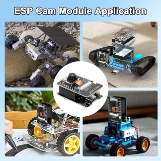ESP32 CAM WiFi Bluetooth board met 2 MP camera en Type-C