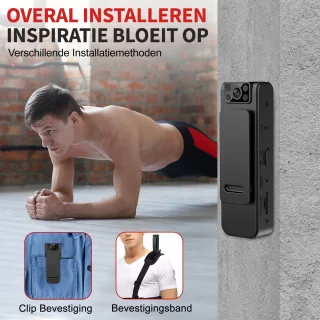 Ferodelli Bodycam Politie Chest Camera Met Harnas