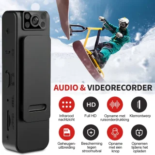 Ferodelli Bodycam Politie Chest Camera Met Harnas