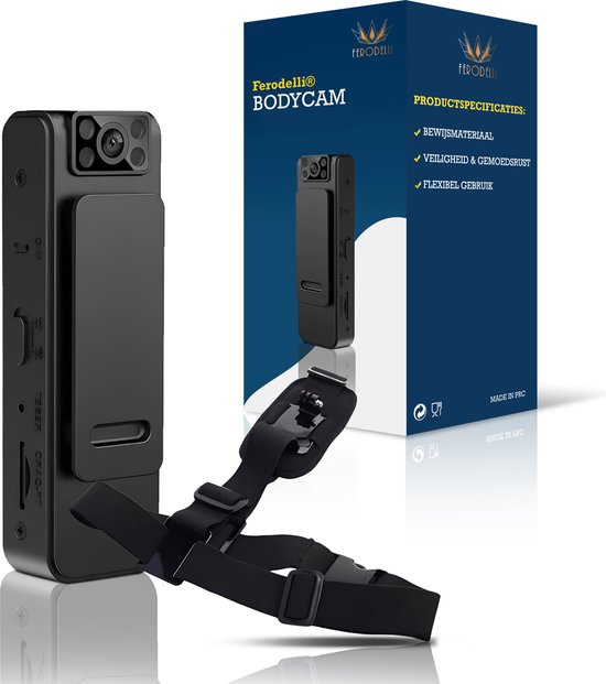 Ferodelli Bodycam Politie Chest Camera Met Harnas review