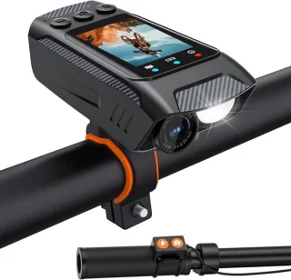 Fietscamera 3-in-1 4K 30fps 40MP met EIS en 32GB