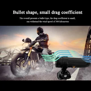 Fietsmotorhelmcamera 1080p Dual Dash Cam