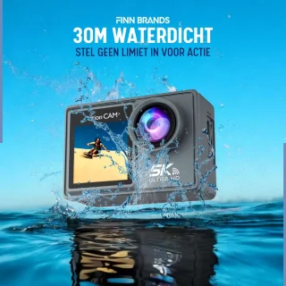 Finn B. 5K Action Camera UHD 60FPS 64GB