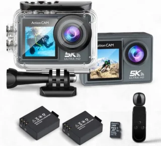 Finn B. 5K Action Camera UHD 60FPS 64GB